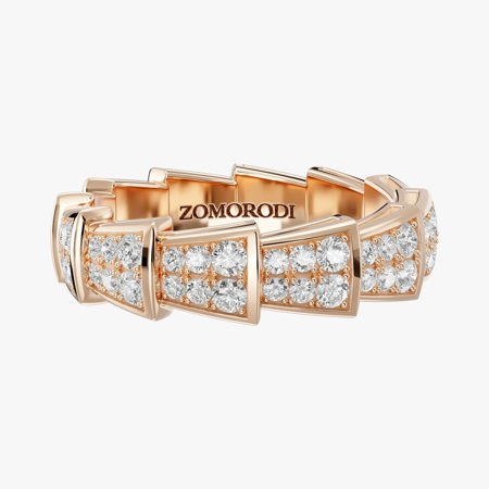  Winding Diamond Ring (Wide)